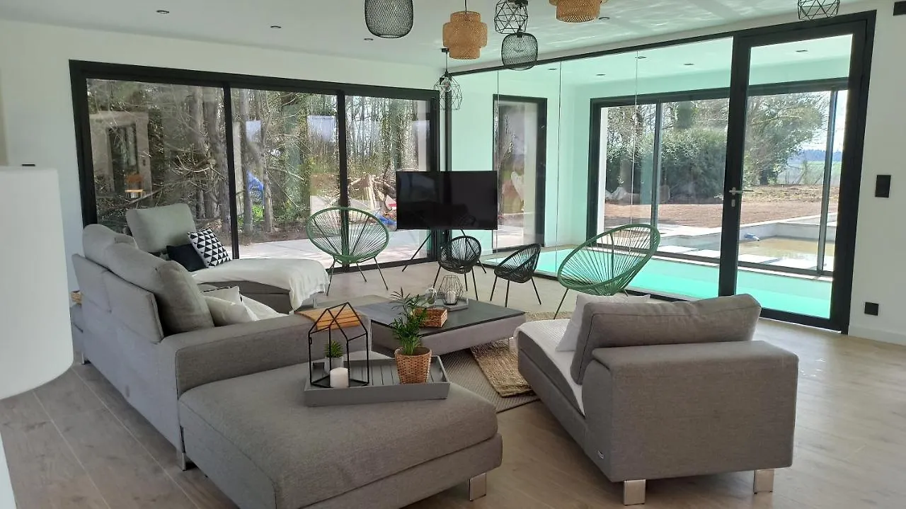 Villa Short Cravate - Maison Contemporaine Proche Rennes - Piscine Interieure 29 Degres Laille