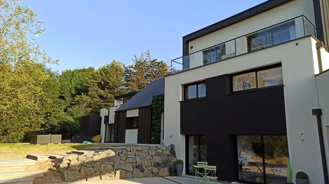 Villa Short Cravate - Maison Contemporaine Proche Rennes - Piscine Interieure 29 Degres Laille France
