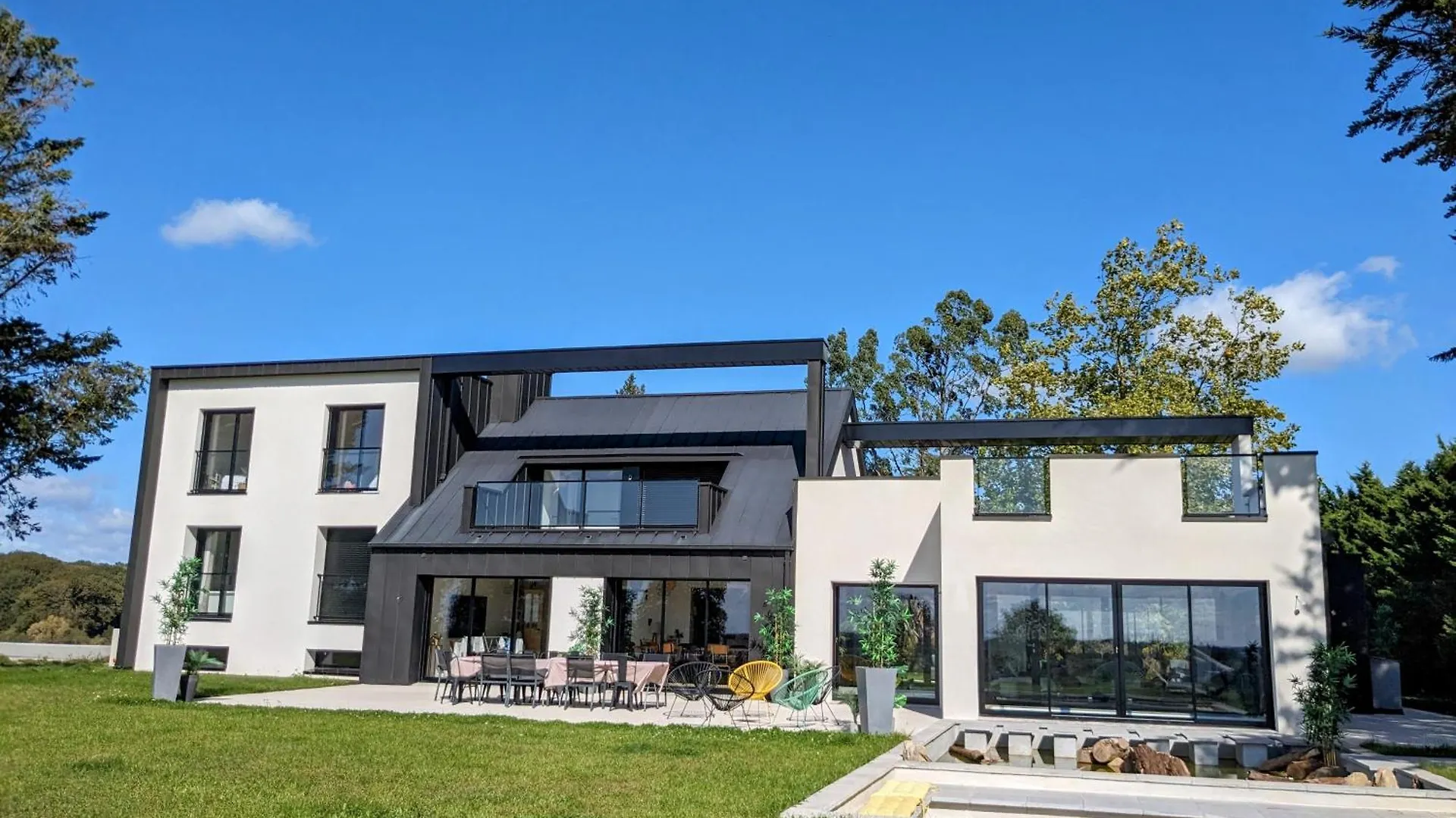 Villa Short Cravate - Maison Contemporaine Proche Rennes - Piscine Interieure 29 Degres Laille